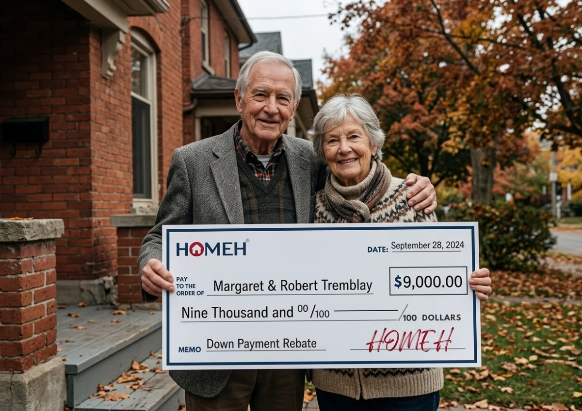 Margaret & Robert Tremblay HOMEH cheque