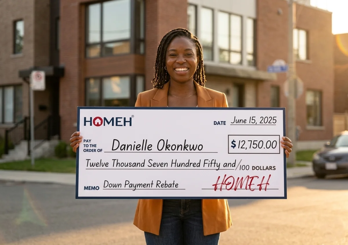 Danielle Okonkwo HOMEH cheque