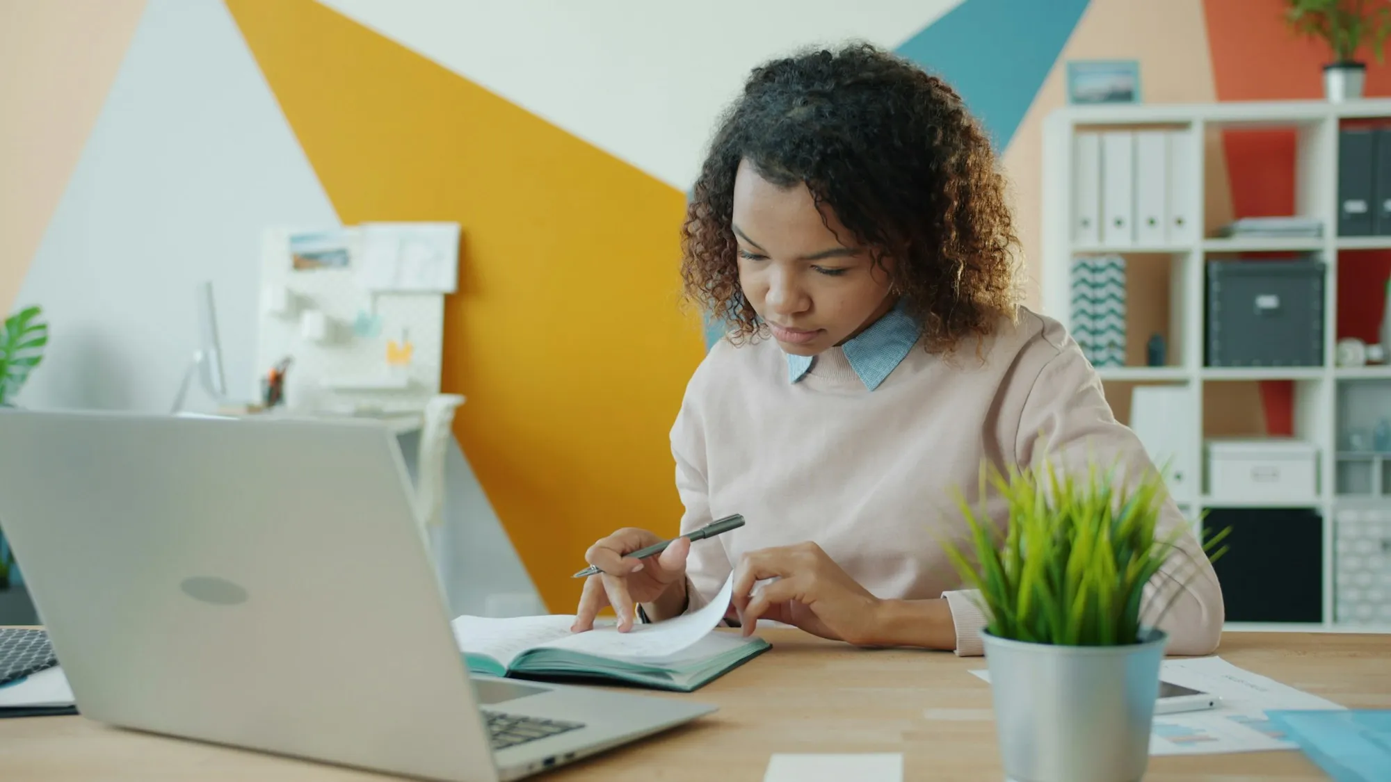 Reviewing debt and income at home