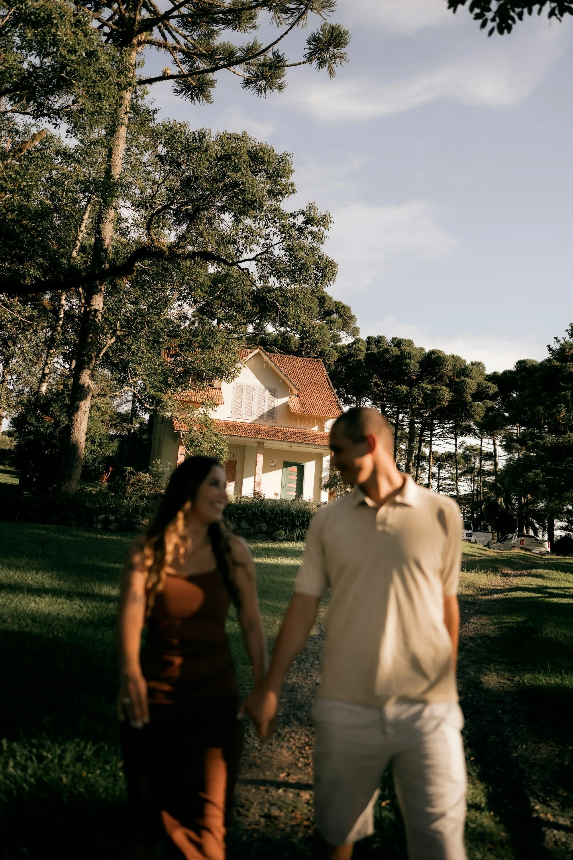 Buyers checking a home's estimated value before offering
