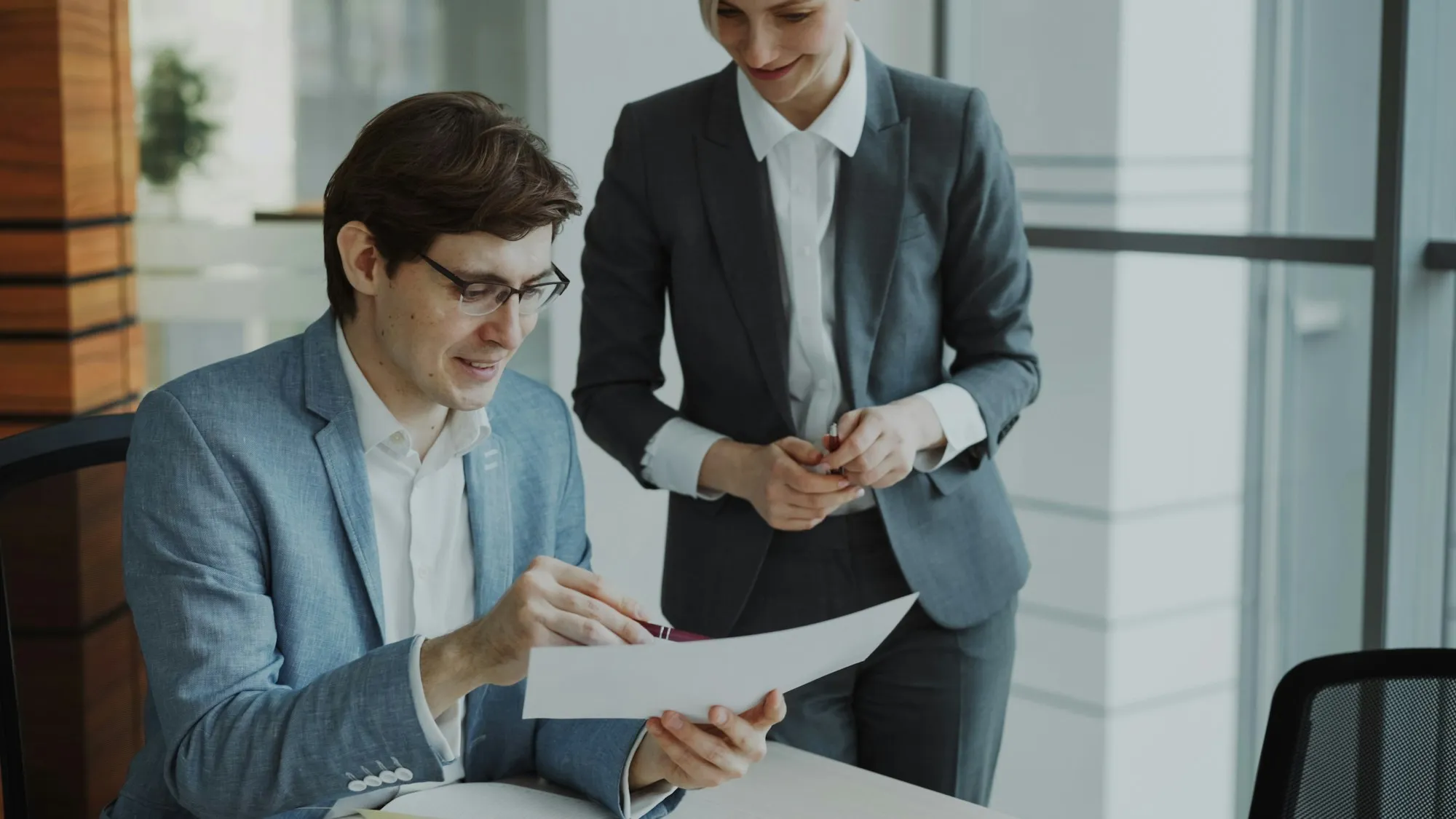 An advisor walking a client through their home loan