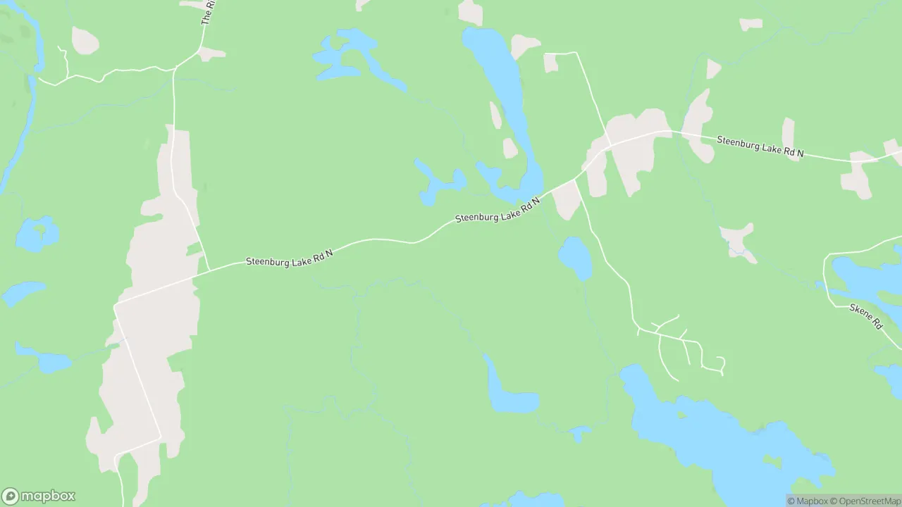 Street view in Limoges, Ontario