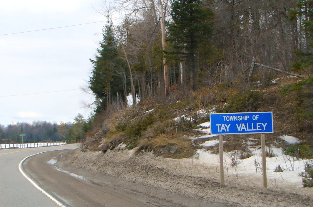 Street view in Tay Valley, Ontario