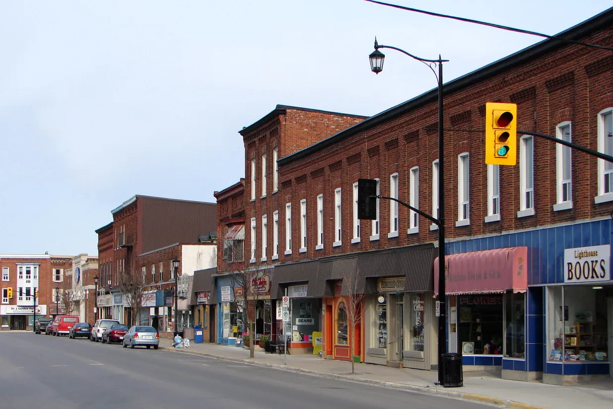 Street view in Codrington, Ontario