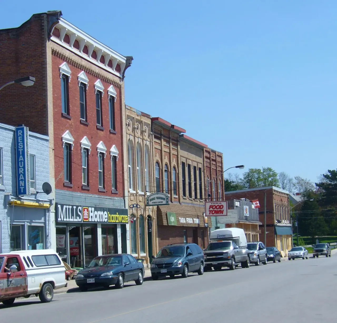 Street view in Tara, Ontario