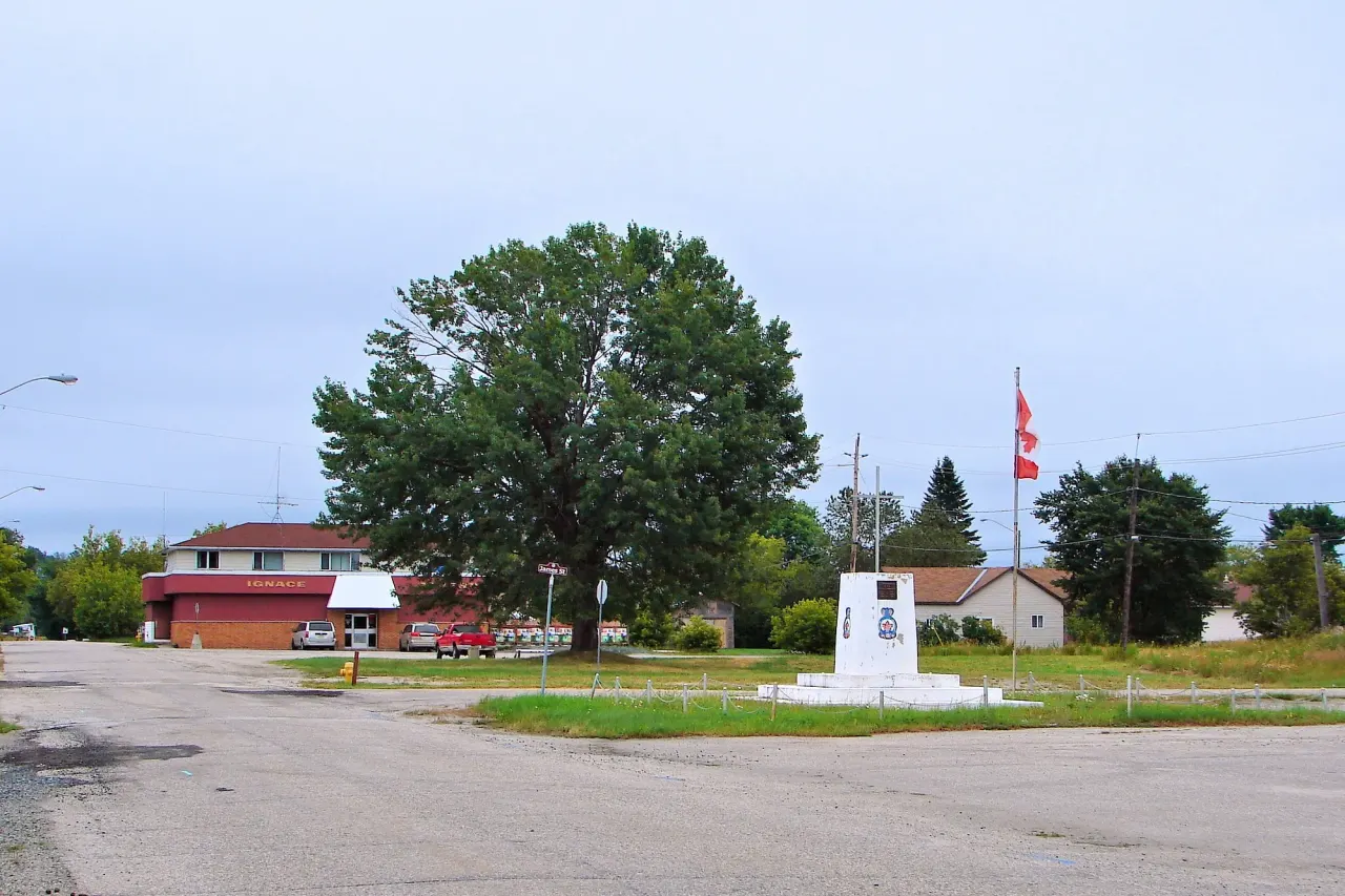 Street view in Ignace, Ontario