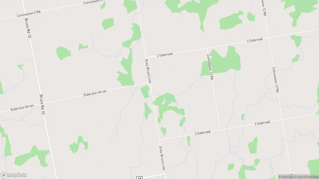 Street view in Sullivan Twp, Ontario