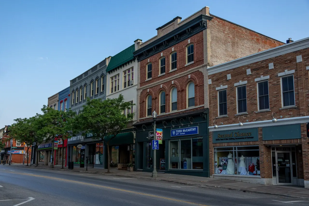 Street view in Clarington, Ontario