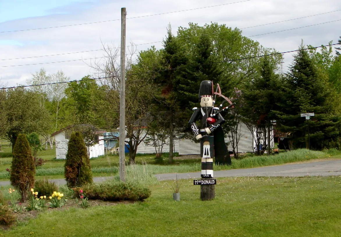 Street view in North Glengarry, Ontario
