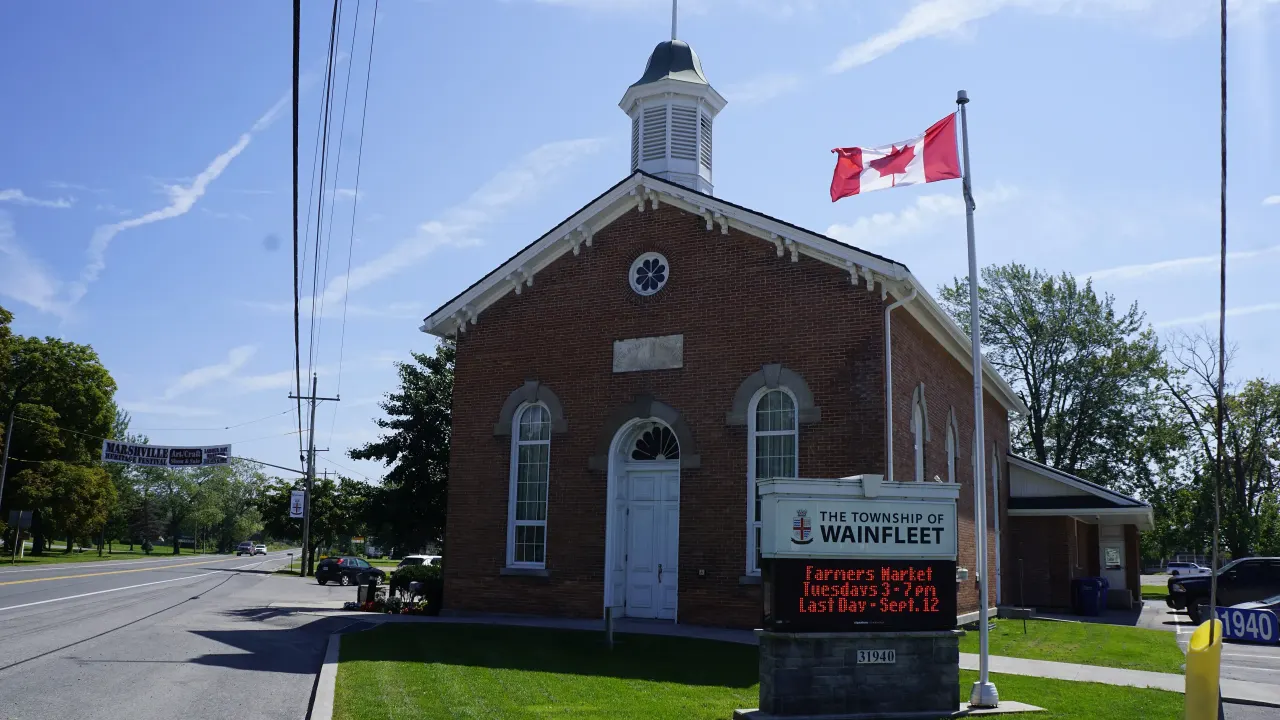 Street view in Wainfleet, Ontario
