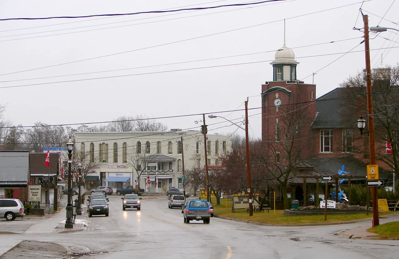 Street view in Brock, Ontario