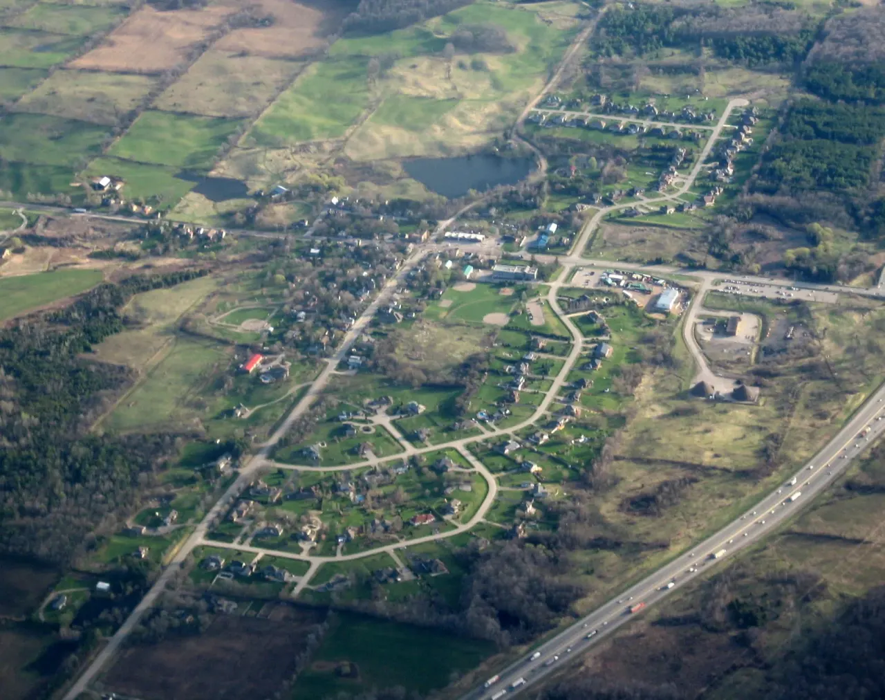 Street view in Puslinch, Ontario