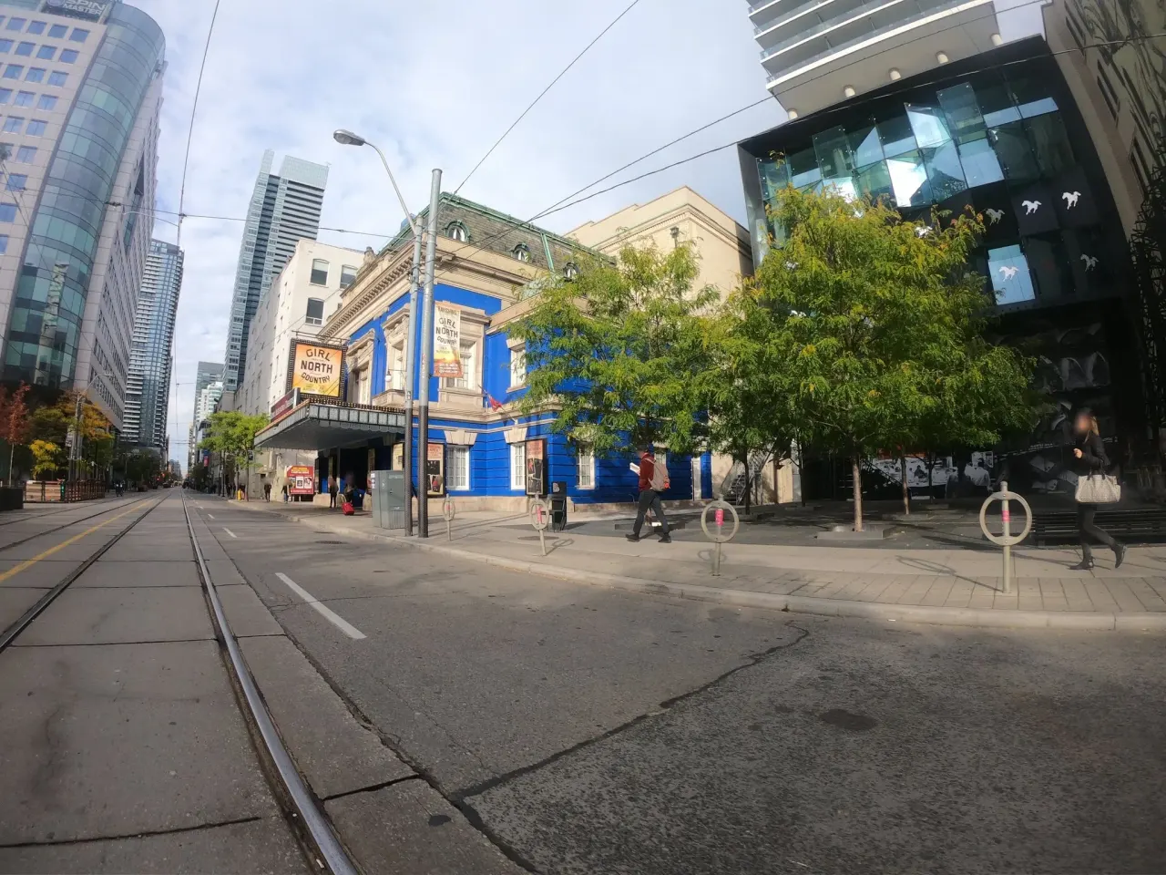 Street view in Toronto, Ontario