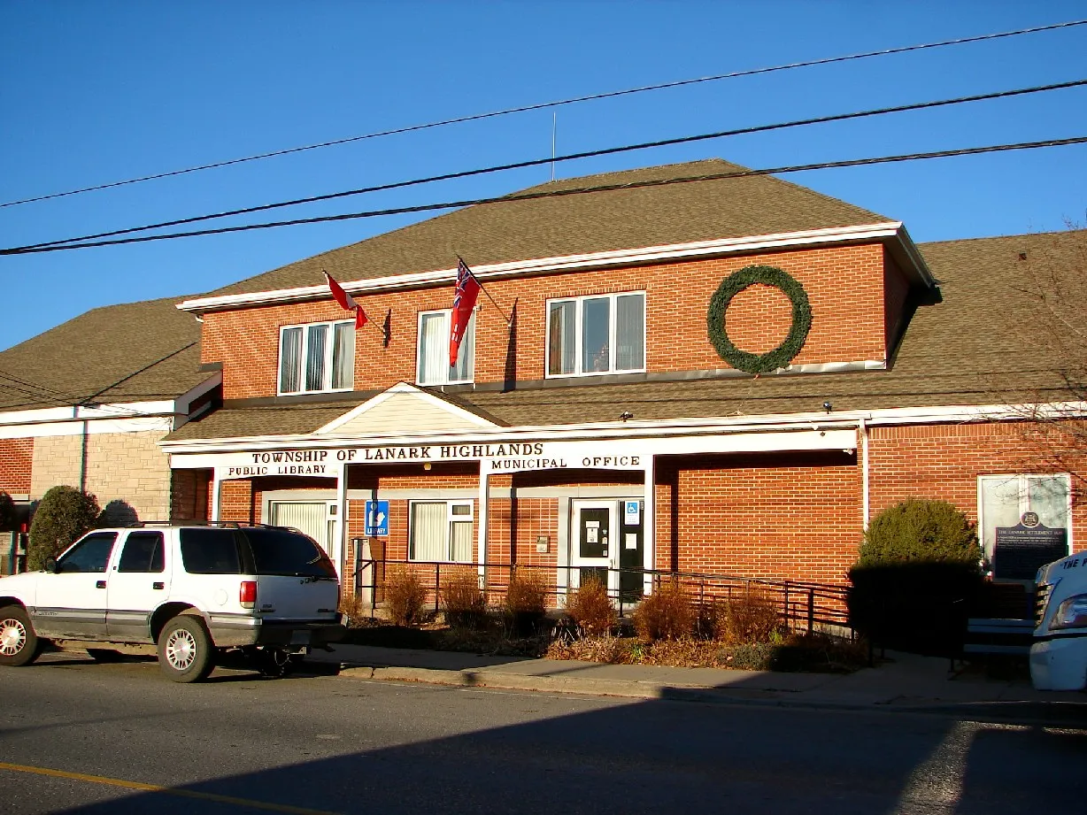 Street view in Lanark Highlands, Ontario