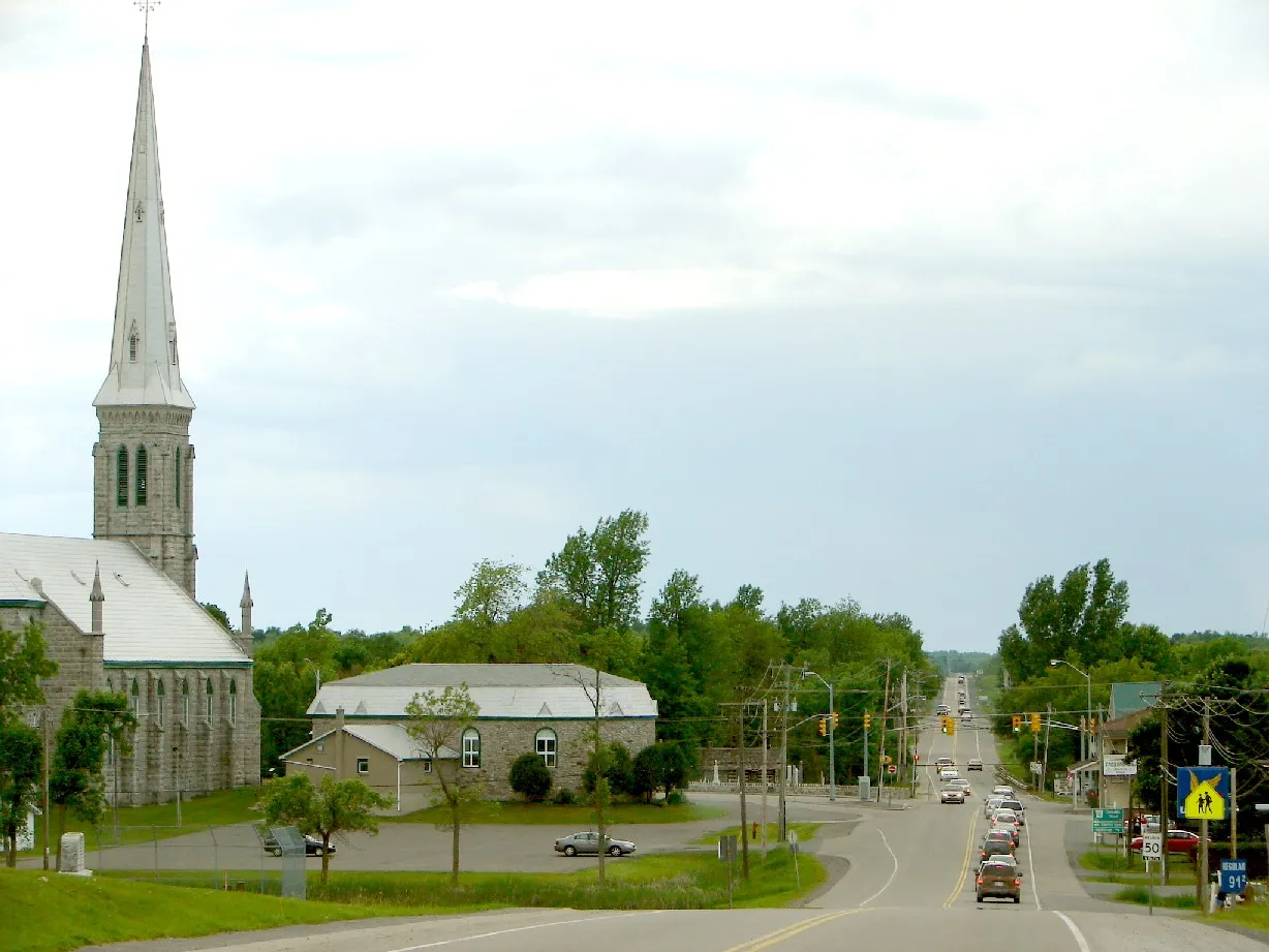 Street view in South Stormont, Ontario