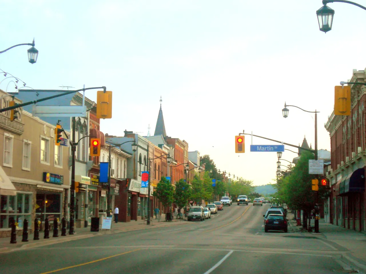 Street view in Milton, Ontario