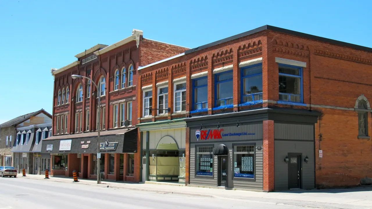 Street view in North Huron, Ontario