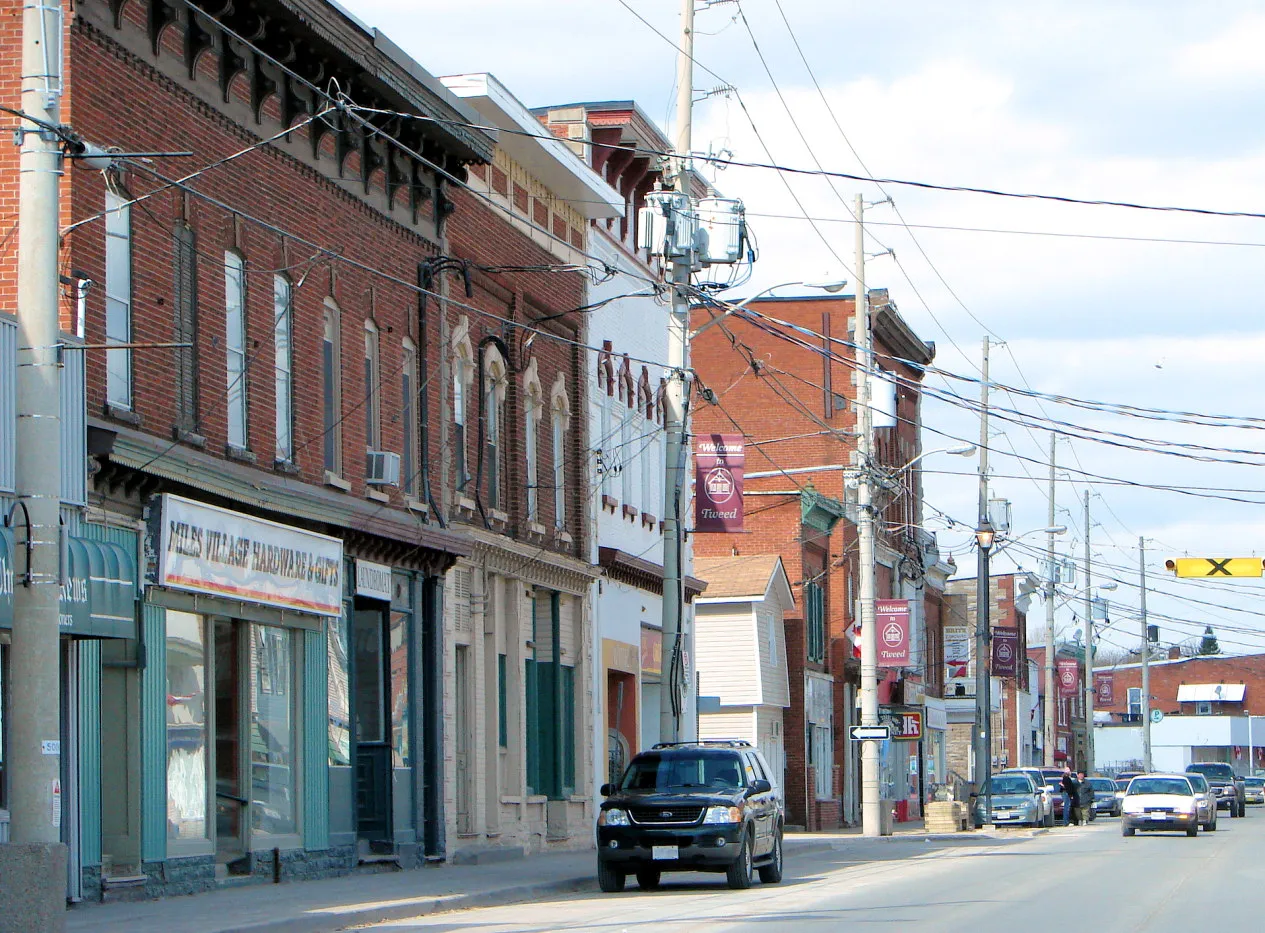 Street view in Tweed, Ontario