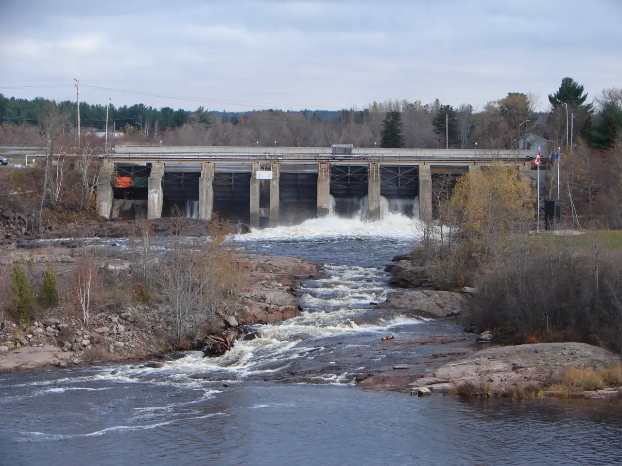 Street view in West Nipissing, Ontario