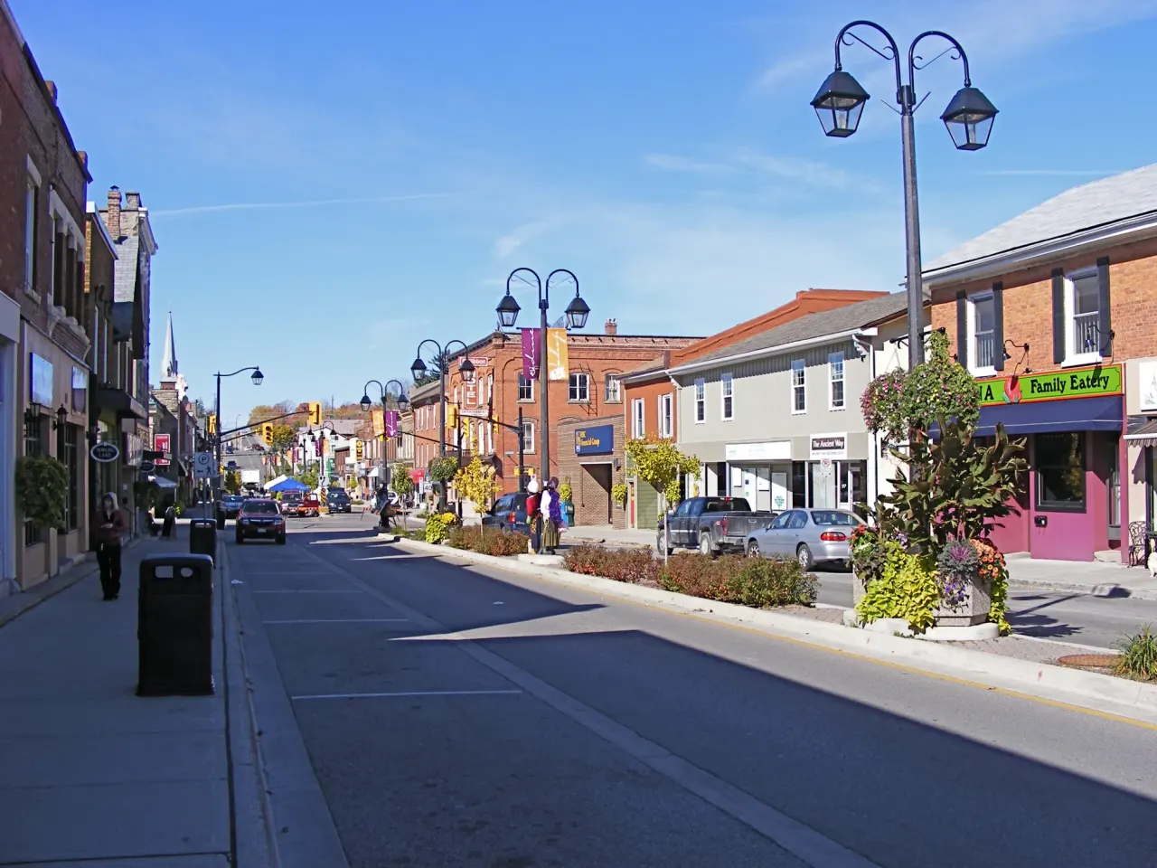 Street view in Halton Hills, Ontario