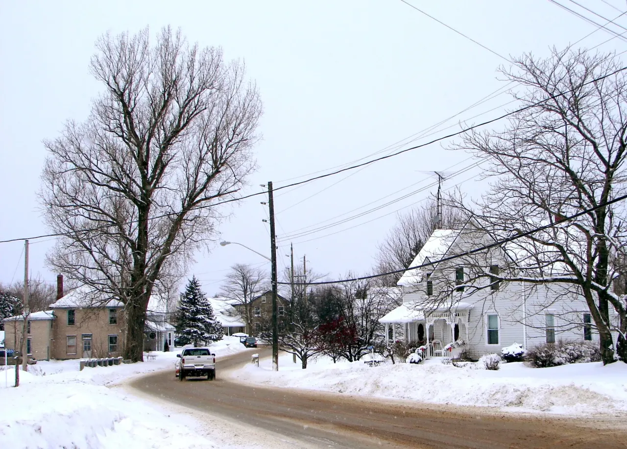 Street view in Augusta, Ontario