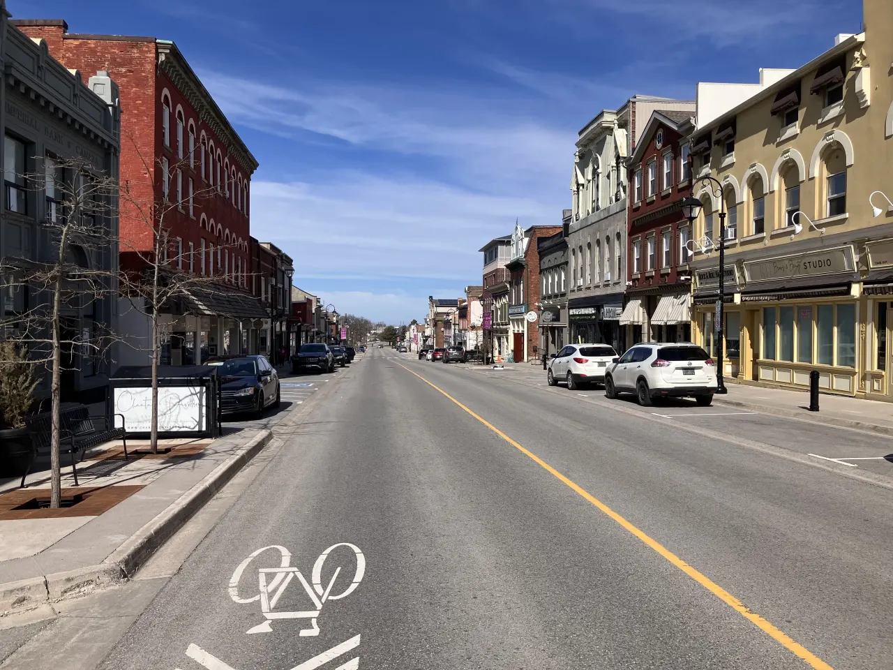 Street view in Thorold, Ontario
