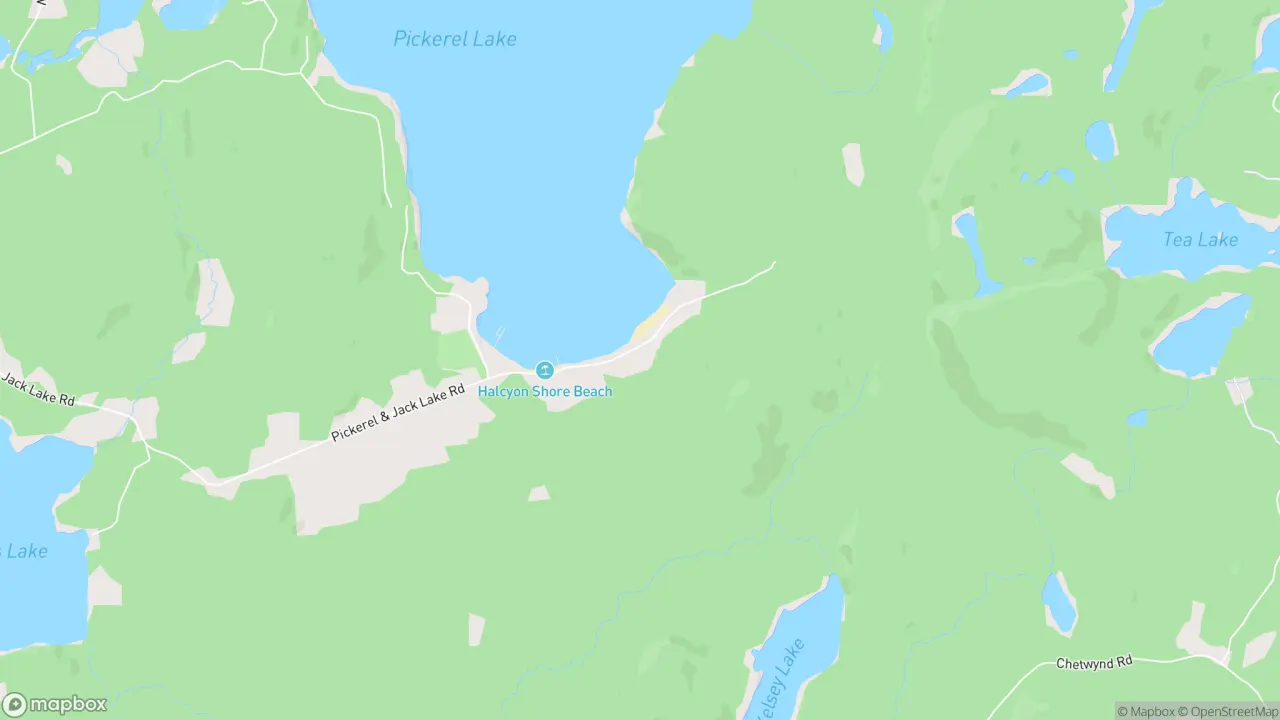 Street view in Parry Sound Remote Area, Ontario