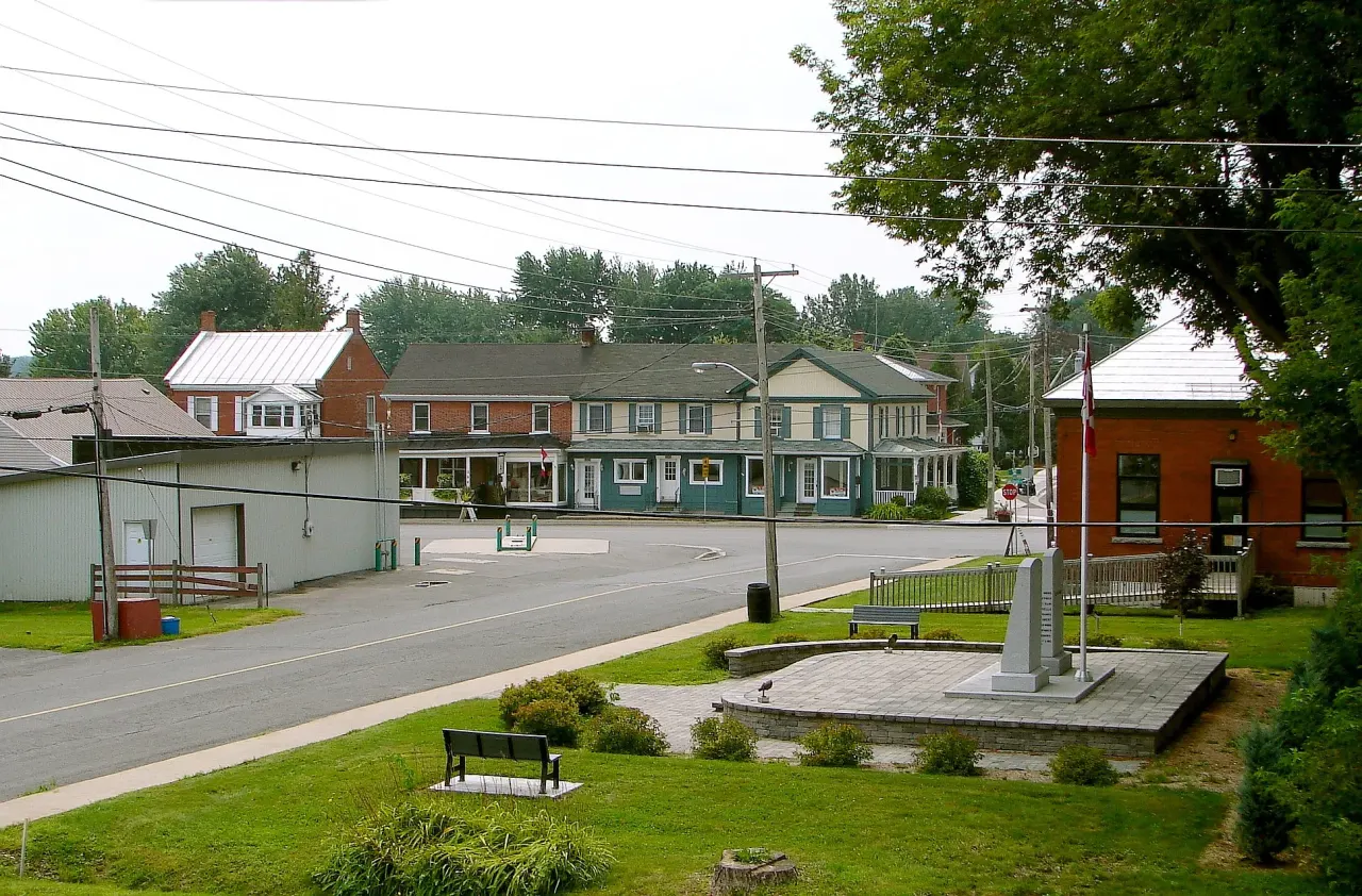 Street view in South Glengarry, Ontario