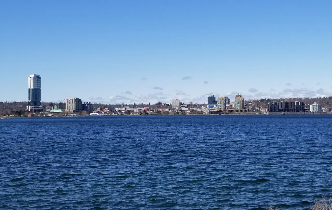 Street view in Barrie, Ontario