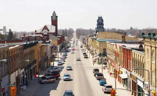 Street view in Huron East, Ontario