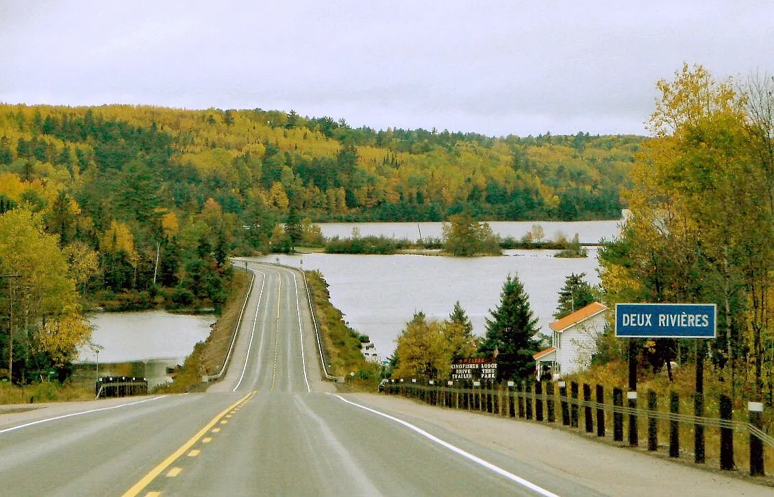 Street view in Head, Clara and Maria, Ontario