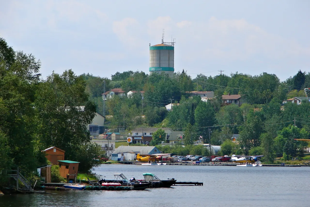 Street view in Red Lake, Ontario