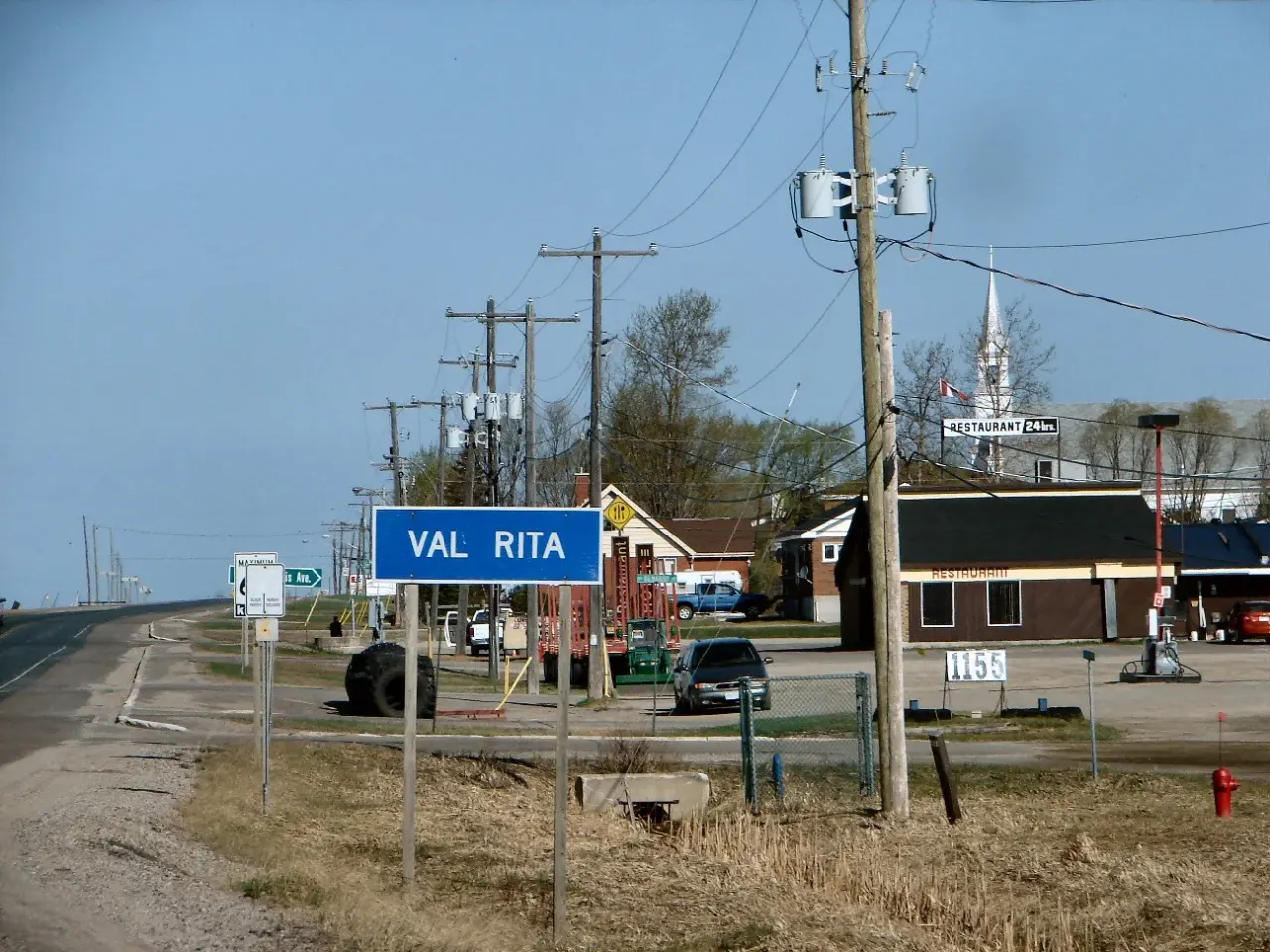 Street view in Val Rita-Harty, Ontario