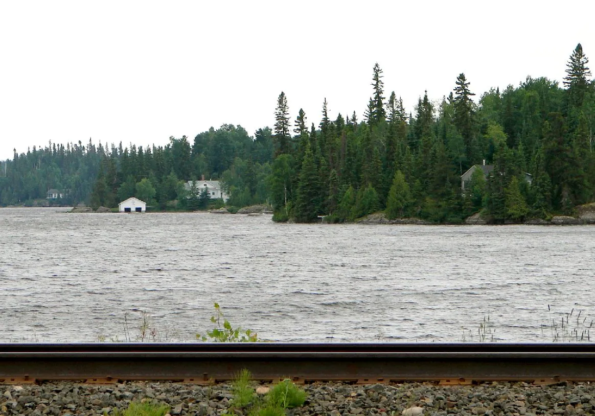 Street view in Sesekinika, Ontario