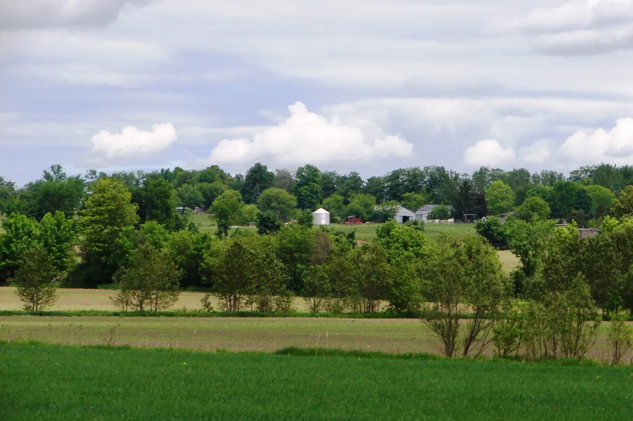 Street view in Essa, Ontario