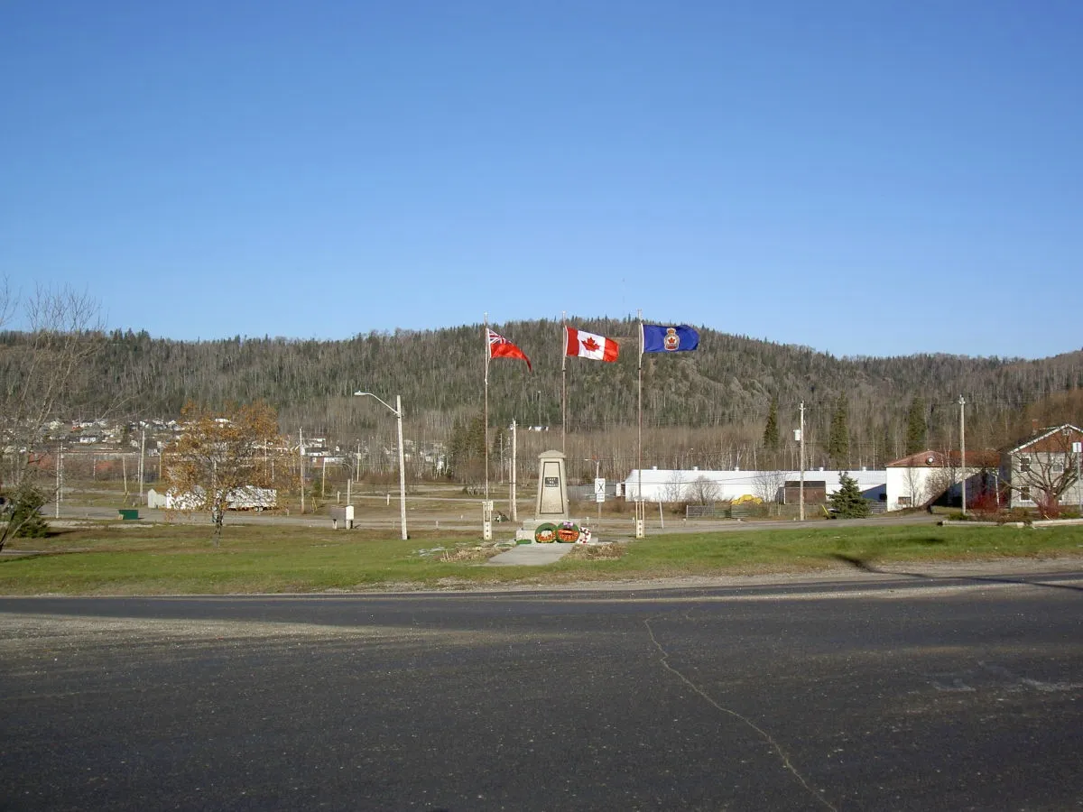 Street view in Manitouwadge, Ontario