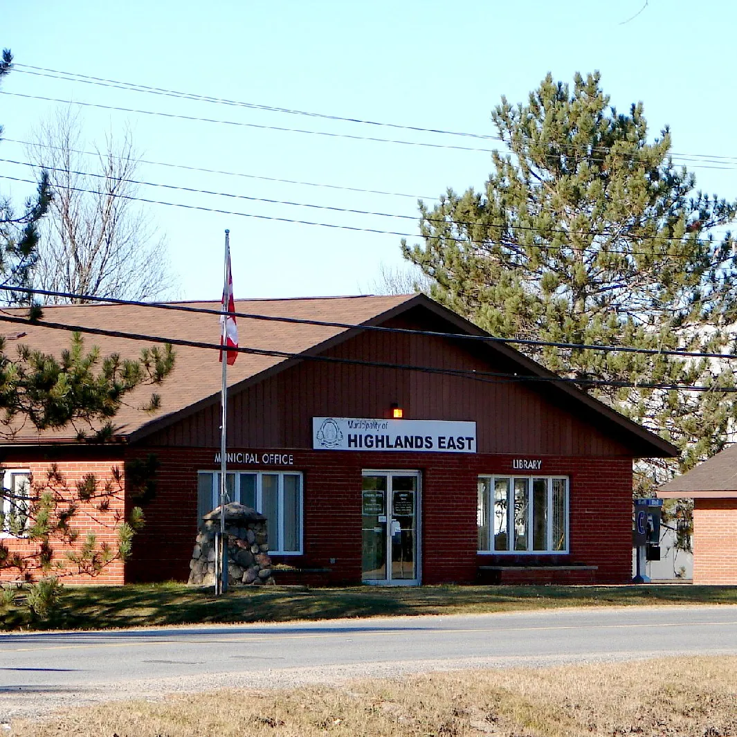 Street view in Highlands East, Ontario