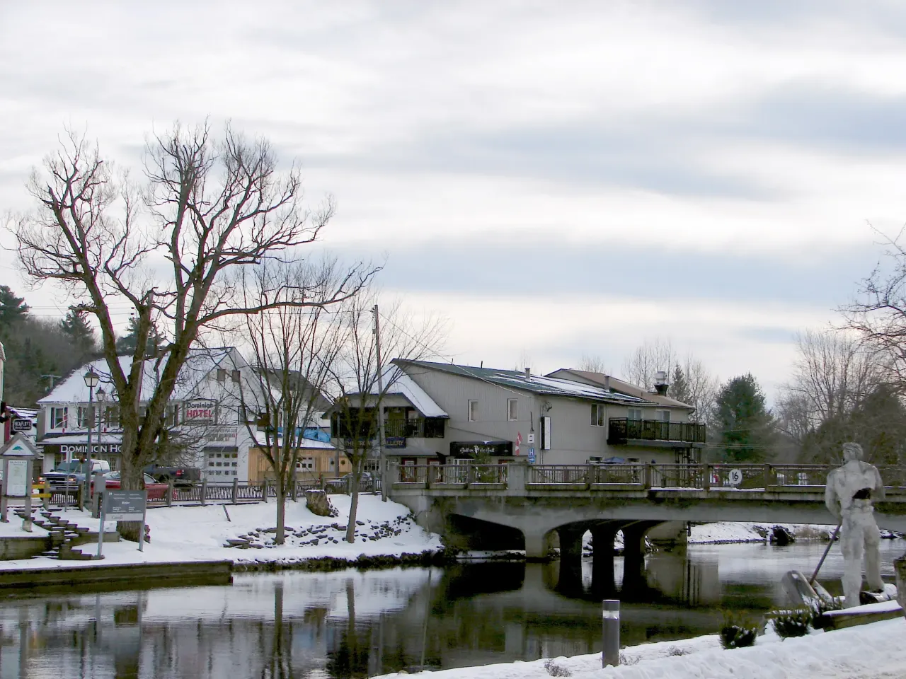 Street view in Minden, Ontario