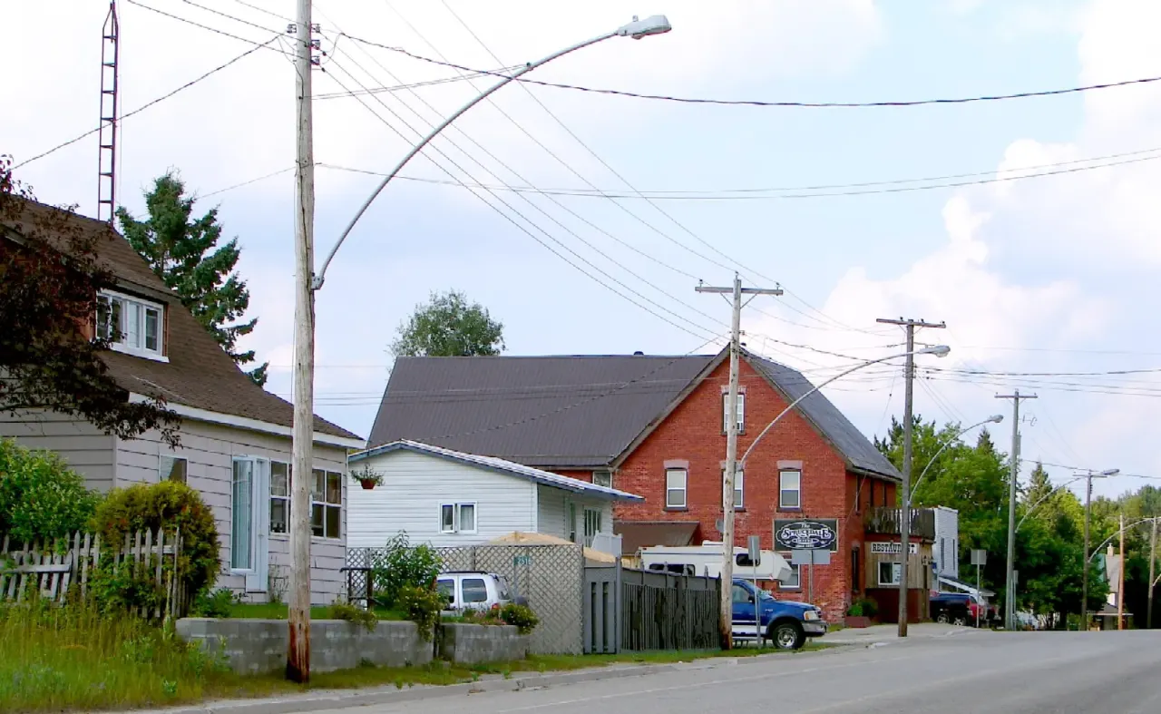 Street view in Sprucedale, Ontario