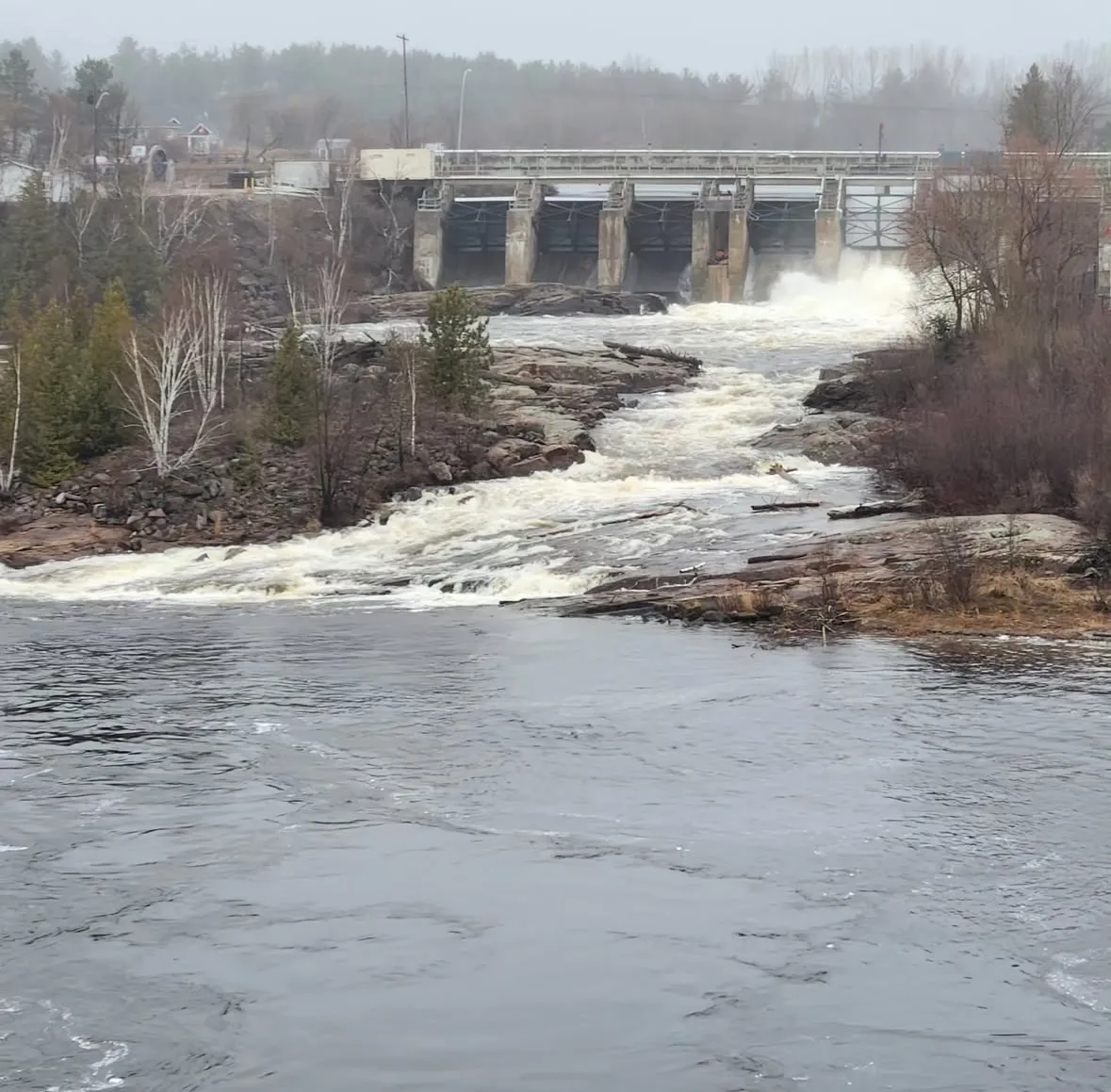 Street view in Sturgeon Falls, Ontario