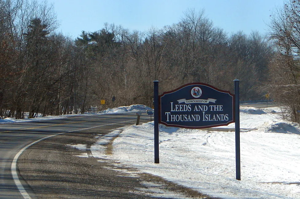 Street view in Lansdowne, Ontario