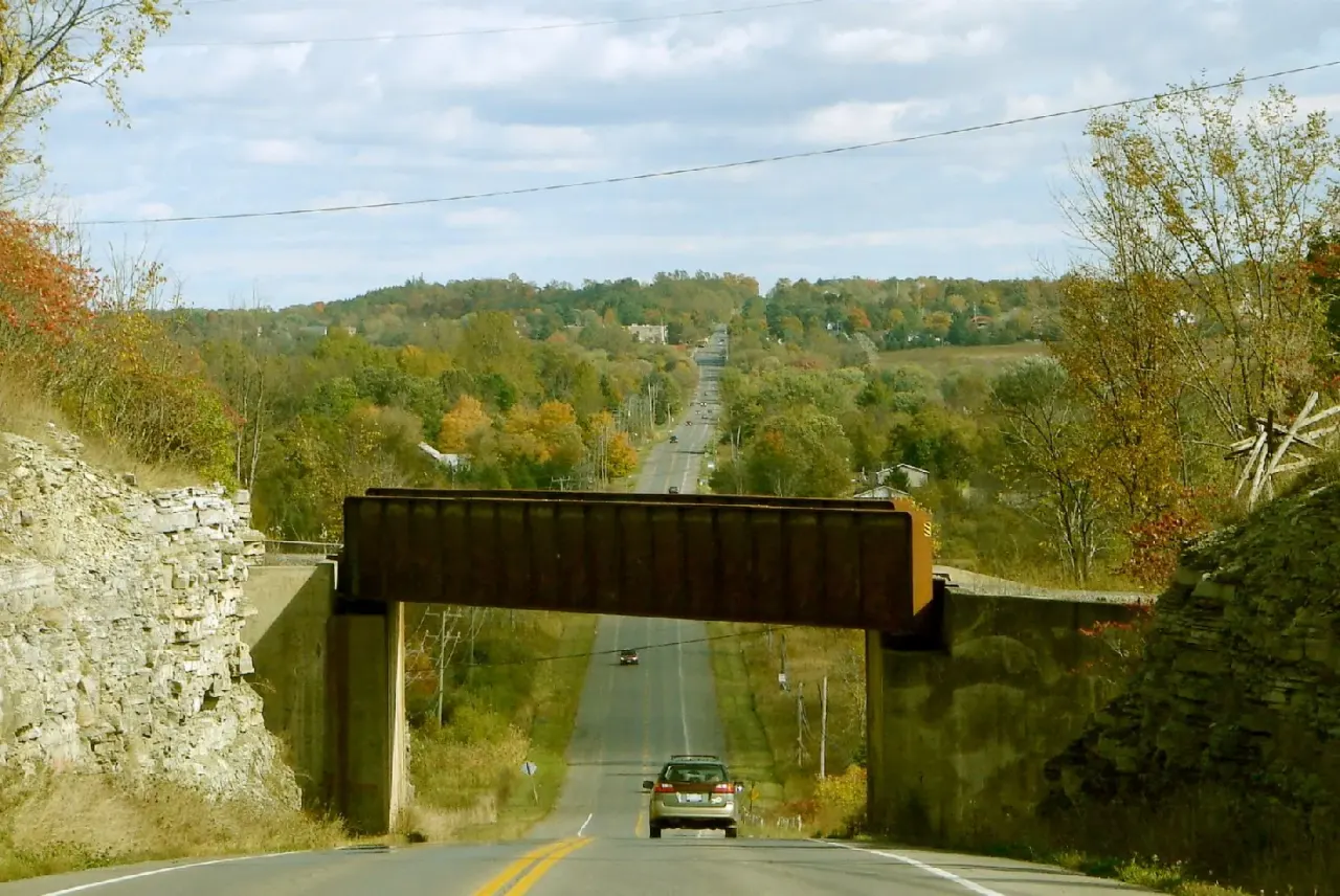 Street view in Verona, Ontario