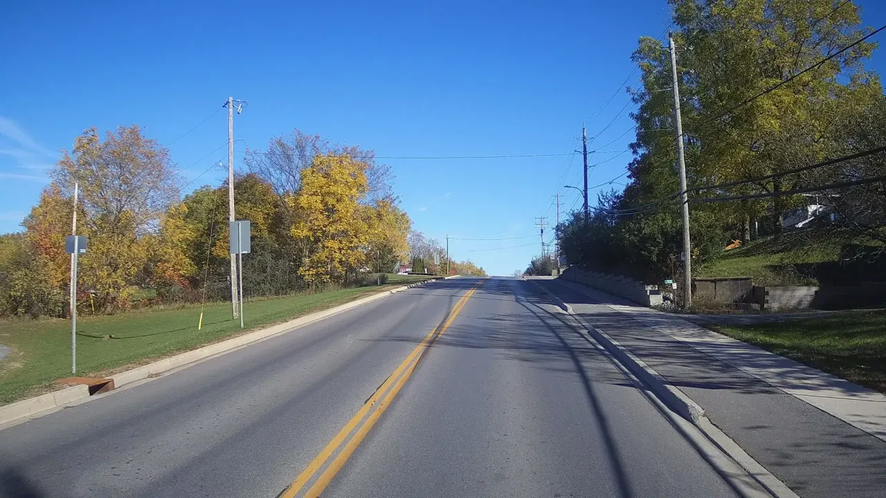 Street view in Sydenham, Ontario