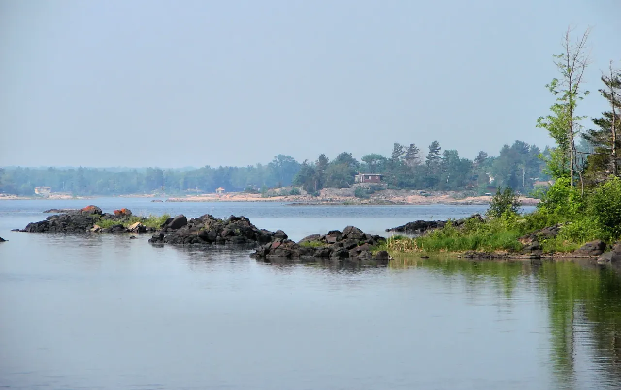Street view in Honey Harbour, Ontario