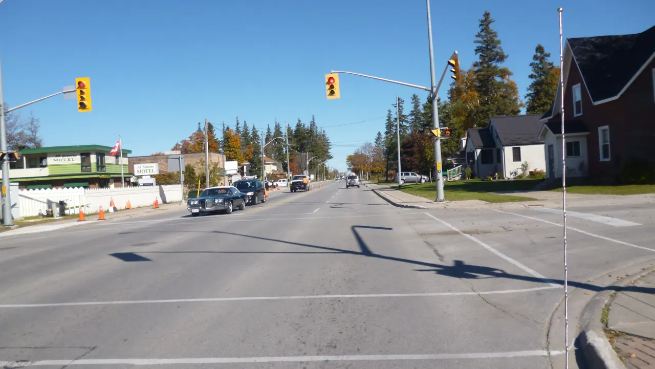 Street view in Port Elgin, Ontario