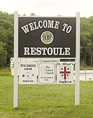 Street view in Restoule, Ontario