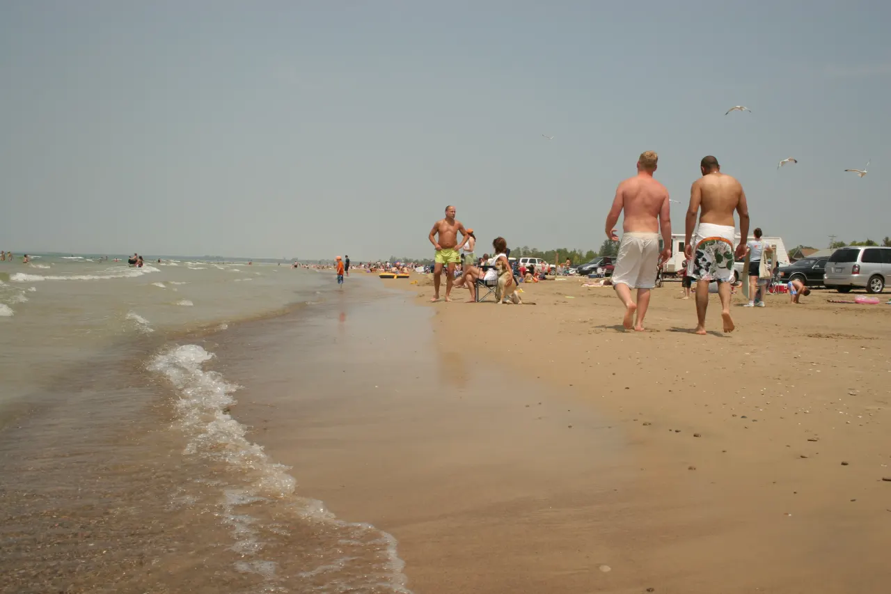 Street view in Sauble Beach, Ontario