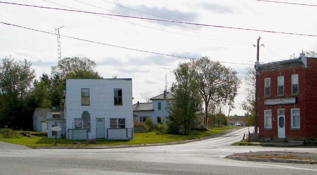 Street view in Harrowsmith, Ontario