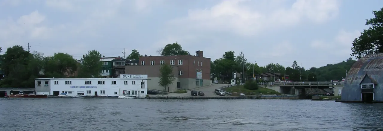 Street view in Port Carling, Ontario