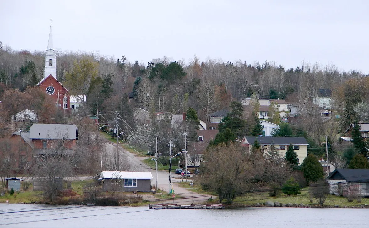 Street view in Rutherglen, Ontario